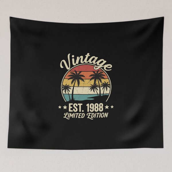 Item preview, Vintage Est. 1988 Limited Edition Born In 1988 Thirty Sixth Birthday designed and sold by PopStars1993.