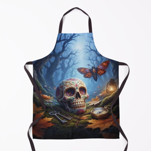 Item preview, Halloween themed skull and butterfly designed and sold by KingsArtworx 2.