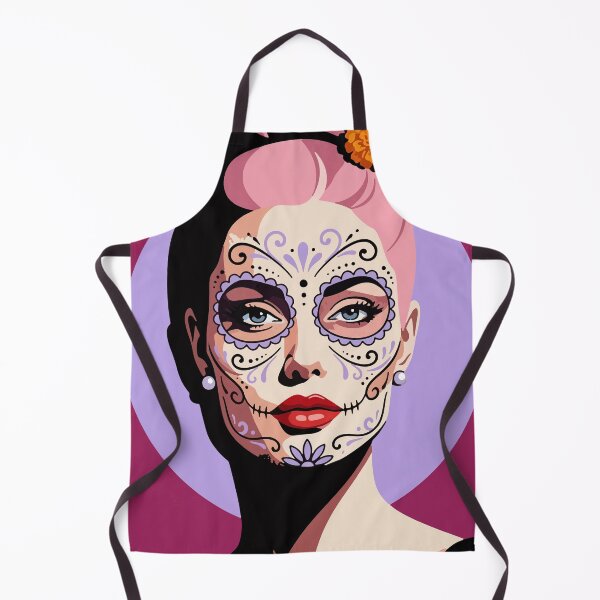 Item preview, Catrina Flat Color Art | Day of the Dead Mexican Sugar Skull designed and sold by  Ojo de Lilith.