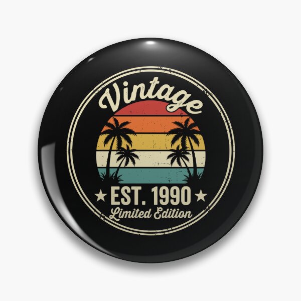 Item preview, Vintage Est. 1990 Limited Edition Born Nineteen Ninety 34th Birthday Retro Legend designed and sold by PopStars1993.