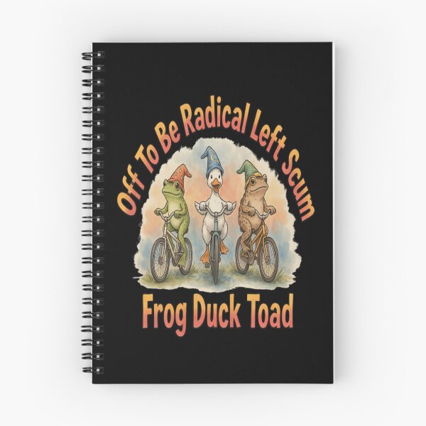 Item preview, Funny Sarcastic Humor Off To Be Radical Left Scum Frog Duck Toad designed and sold by fantasticdesign.