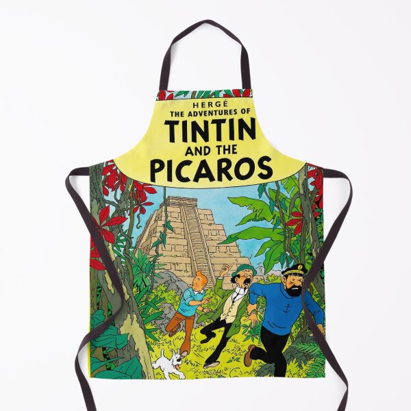 Item preview, The Adventures Of TinTin Comic Book Cover Art Original Custom Vintage Movie Poster designed and sold by Cool Robot Bro..