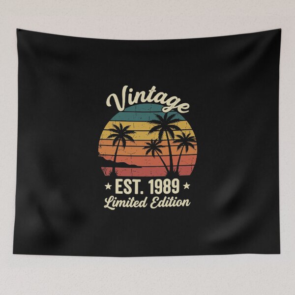 Item preview, Vintage Est. 1989 Limited Edition Born In 1989 35th Birthday designed and sold by PopStars1993.