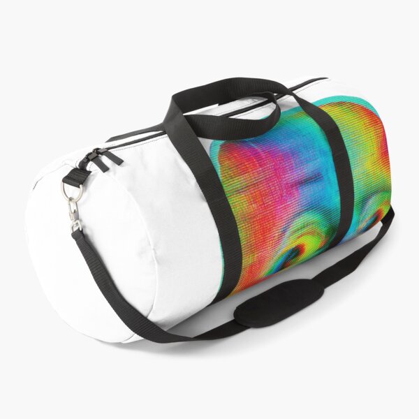 Item preview, Psychedelic Glitch Art Face Distorted Smile Meme designed and sold by NicolasGlowArt.