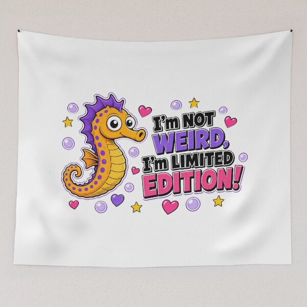 Item preview, Not Weird Limited Edition Seahorse designed and sold by TshirtsOnline-.