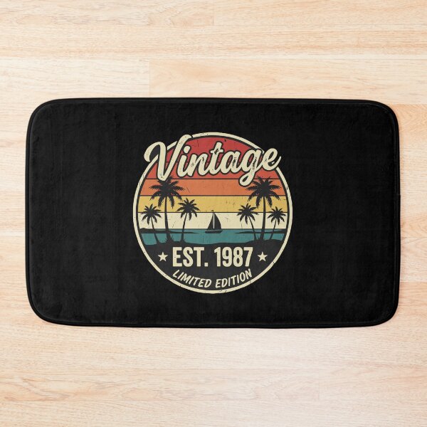 Item preview, Vintage Est. 1987 Limited Edition Birthday Born In 1987 Retro Men Women designed and sold by PopStars1993.