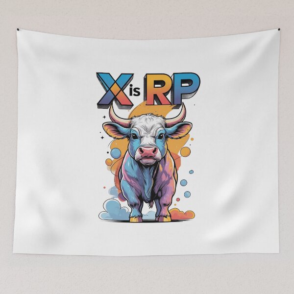 Item preview, XRP is blooming, bullish the money of freedom!  designed and sold by RoseAIArtRhythm.