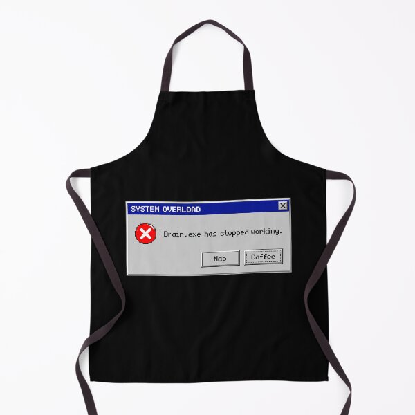 Item preview, Retro System Overload Error designed and sold by AurossaDesign.