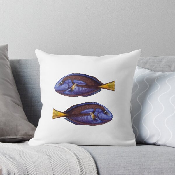 Item preview, Blue Tangs - Watercolor Illustration designed and sold by AquarellChill.