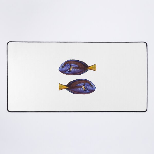 Item preview, Blue Tangs - Watercolor Illustration designed and sold by AquarellChill.
