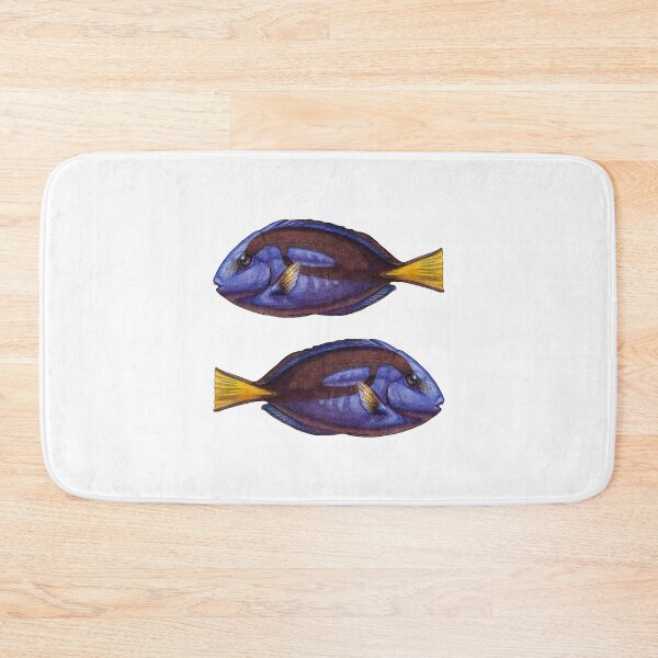 Item preview, Blue Tangs - Watercolor Illustration designed and sold by AquarellChill.