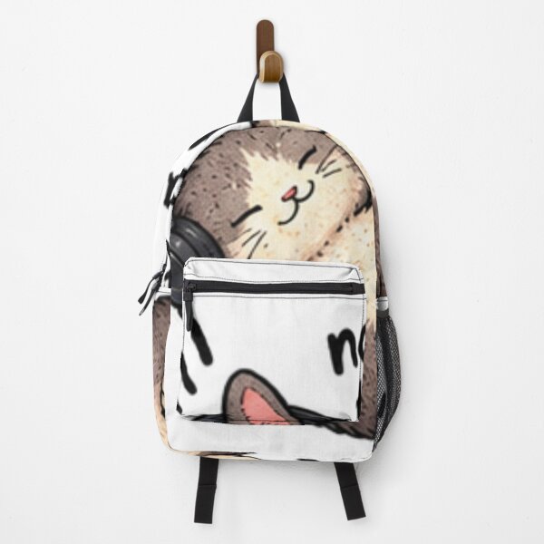 Item preview, Not Today – Cute Sleeping Cat With Headphones Lo-Fi Music Sticker designed and sold by Anstickerrr.