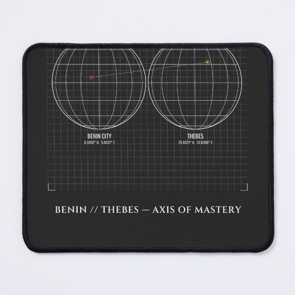 Item preview, Benin City Thebes Coordinates designed and sold by A3eEcosystem.
