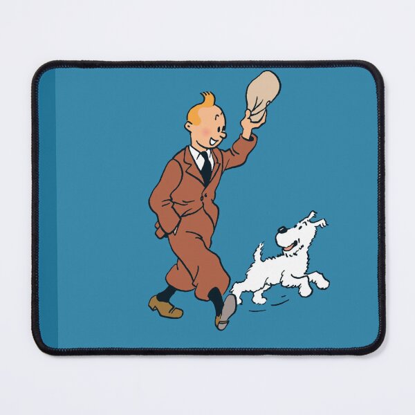 Item preview, The Adventures Of TinTin Comic Book Cover Art Original Custom Vintage Movie Poster designed and sold by Cool Robot Bro..