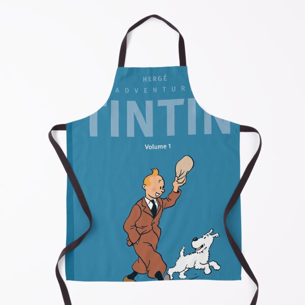 Item preview, The Adventures Of TinTin Comic Book Cover Art Original Custom Vintage Movie Poster designed and sold by Cool Robot Bro..