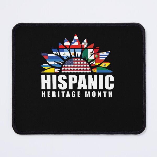 Item preview, National Hispanic Heritage Month Sunflower All Countries designed and sold by RealestInternet.