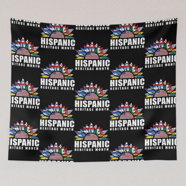 Item preview, National Hispanic Heritage Month Sunflower All Countries designed and sold by RealestInternet.
