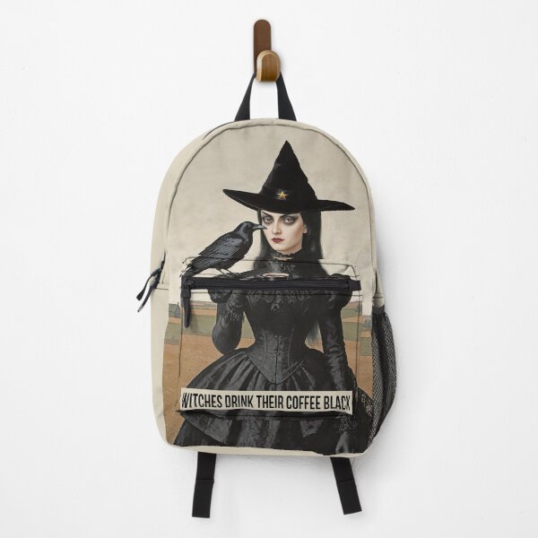 Item preview, Witches drink their coffee black designed and sold by Kamoufleur.
