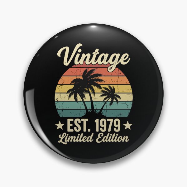 Item preview, Vintage Est. 1979 Limited Edition Born 1979 Birthday  designed and sold by PopStars1993.