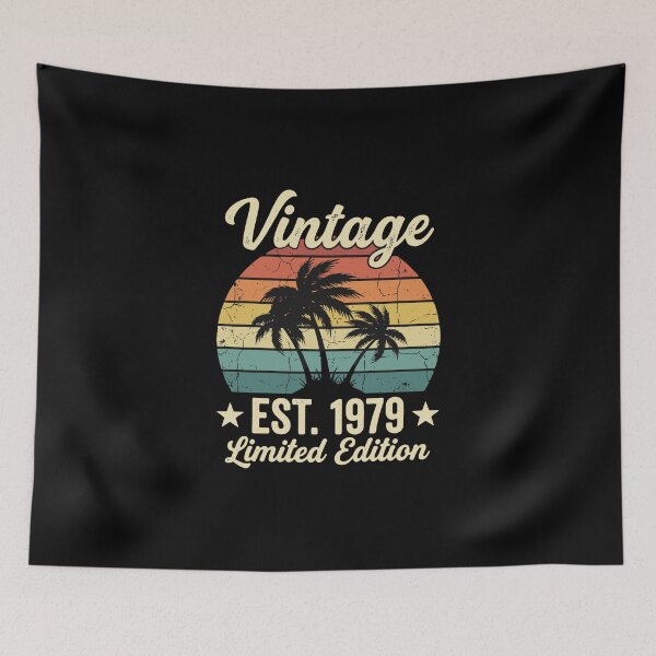 Item preview, Vintage Est. 1979 Limited Edition Born 1979 Birthday  designed and sold by PopStars1993.