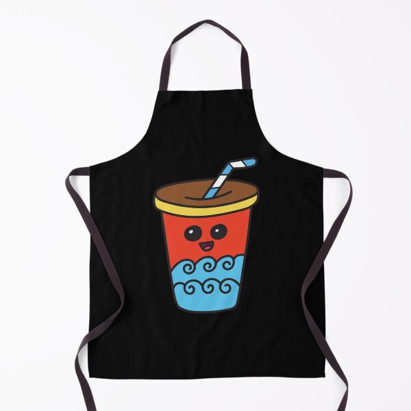 Item preview, Happy Red and Blue Layered Boba Tea designed and sold by TinySipStudio.