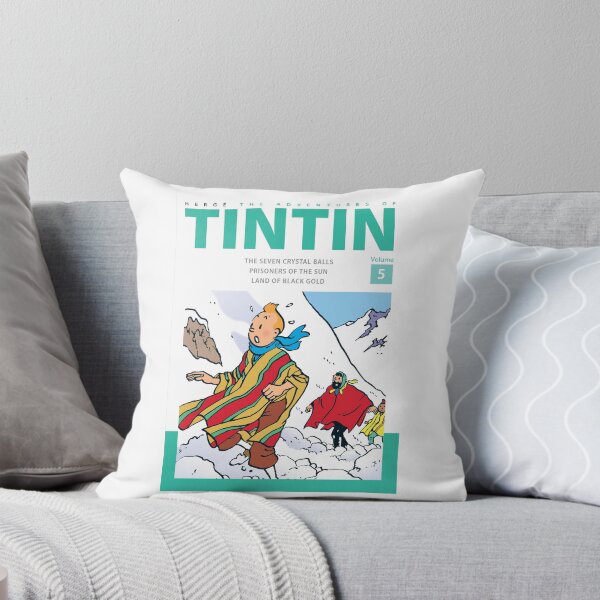 Item preview, The Adventures Of TinTin Comic Book Cover Art Original Custom Vintage Movie Poster designed and sold by Cool Robot Bro..