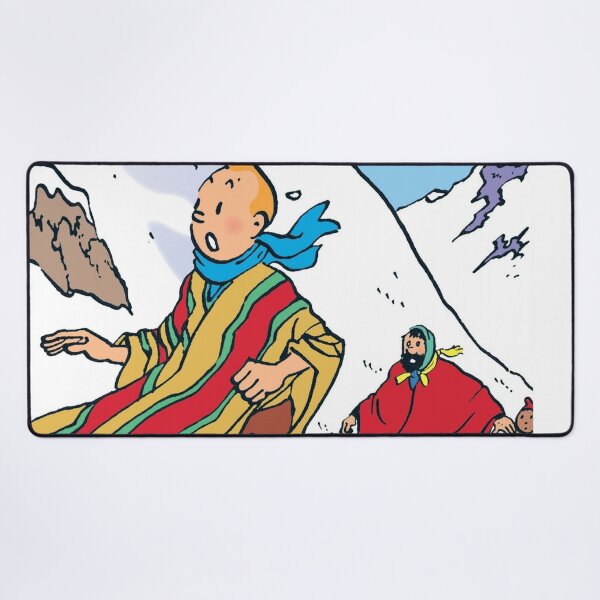 Item preview, The Adventures Of TinTin Comic Book Cover Art Original Custom Vintage Movie Poster designed and sold by Cool Robot Bro..