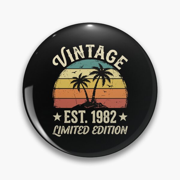Item preview, Vintage Est. 1982 Limited Edition Birthday Born 1982 Men Women designed and sold by PopStars1993.
