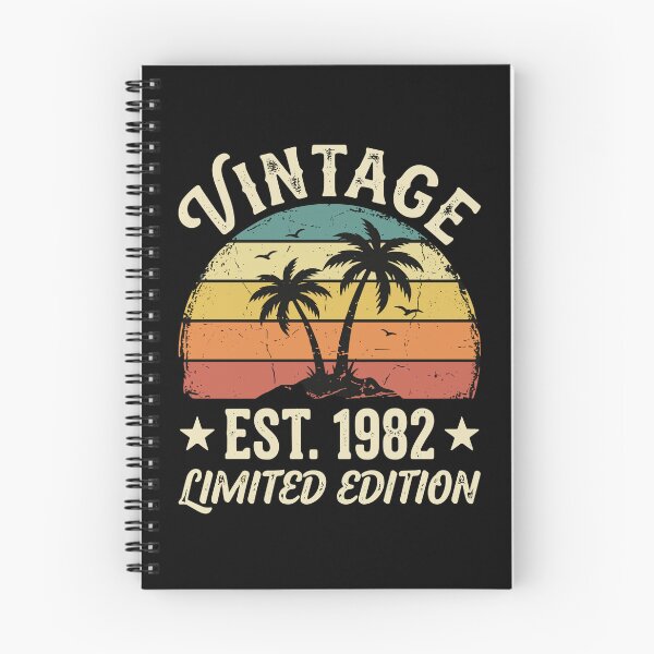 Item preview, Vintage Est. 1982 Limited Edition Birthday Born 1982 Men Women designed and sold by PopStars1993.