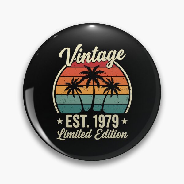Item preview, Vintage Est. 1979 Limited Edition Birthday Born 1979 Men Women designed and sold by PopStars1993.