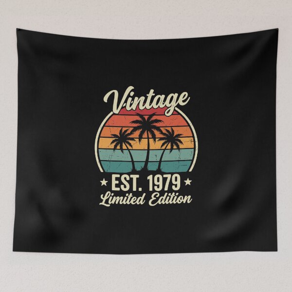 Item preview, Vintage Est. 1979 Limited Edition Birthday Born 1979 Men Women designed and sold by PopStars1993.