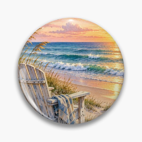 Item preview, Beach Sunset Watercolor designed and sold by MystAvalon.