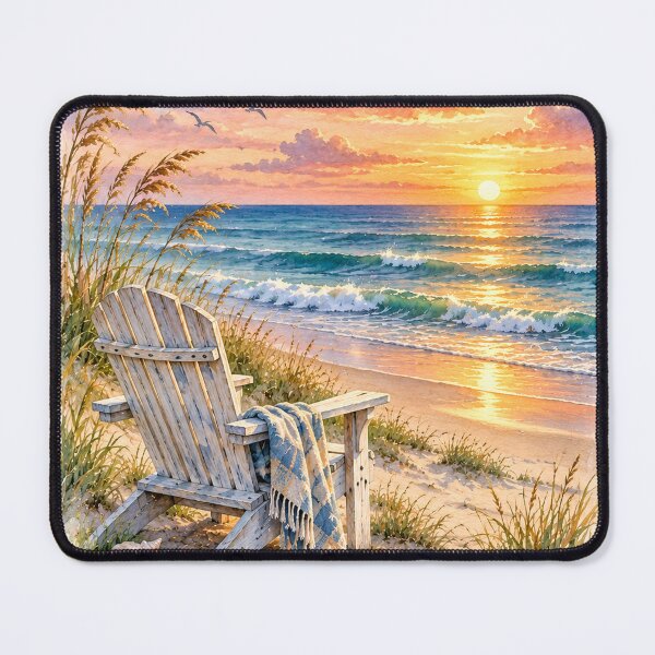Item preview, Beach Sunset Watercolor designed and sold by MystAvalon.
