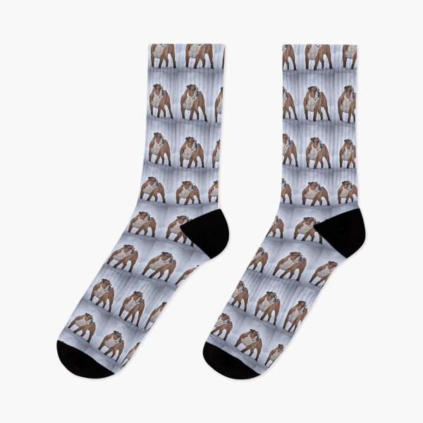 Item preview, English Bulldog Standing Proudly in the Snow designed and sold by VanGaldo.