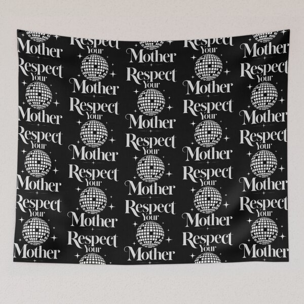 Item preview, Respect Your Mother Disco Ball Mom Retro Mothers Day designed and sold by RealestInternet.