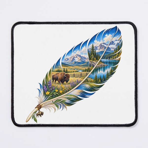 Item preview, Montana Big Sky Feather designed and sold by Whimspired By Paxx.