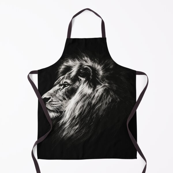 Item preview, Majestic Lion Black and White Portrait designed and sold by Michael J Design.