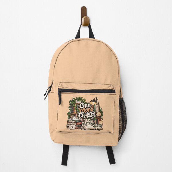Item preview, One More Chapter - Cozy Reading Cat & Books Illustration designed and sold by Ozyven-Creation.