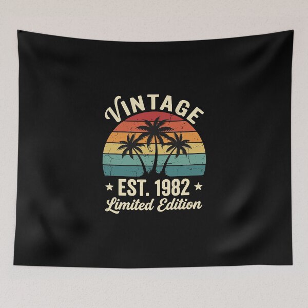 Item preview, Vintage Est. 1982 Limited Edition Forty Second Birthday Born In 1982 Men Women designed and sold by PopStars1993.