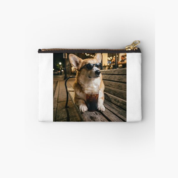 Item preview, Dog Drinking Iced Coffee designed and sold by world+167.