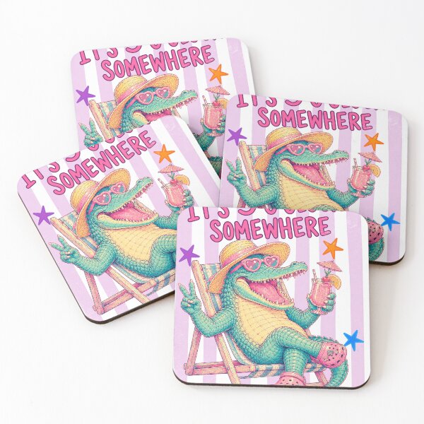 Item preview, It's 5 O'clock Somewhere (Alligator) designed and sold by john-kami.