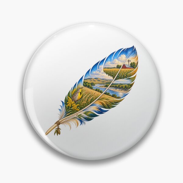 Item preview, Nebraska Prairie Feather designed and sold by Whimspired By Paxx.