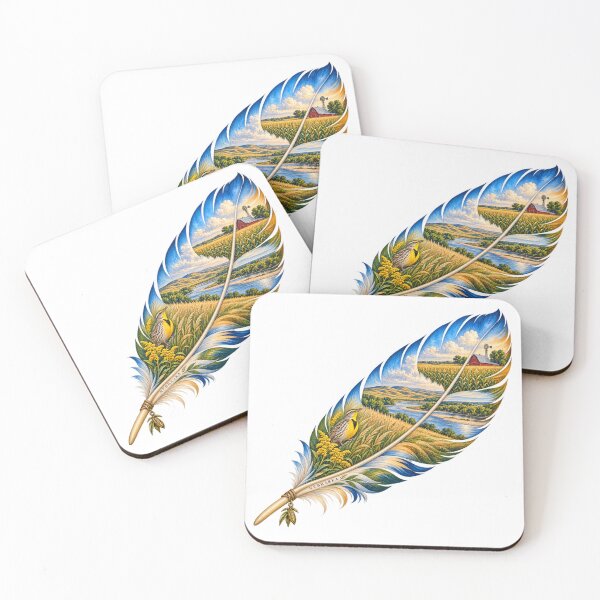 Item preview, Nebraska Prairie Feather designed and sold by Whimspired By Paxx.