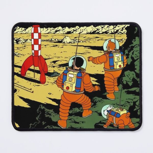 Item preview, The Adventures Of TinTin Comic Book Cover Art Original Custom Vintage Movie Poster designed and sold by Cool Robot Bro..