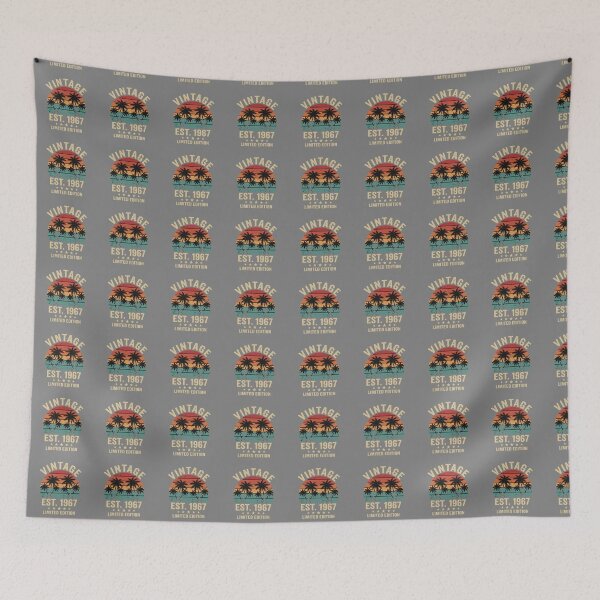 Item preview, Vintage Est. 1967 Limited Edition Born 1967 Birthday  designed and sold by SofiBlair.