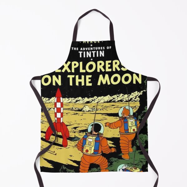 Item preview, The Adventures Of TinTin Comic Book Cover Art Original Custom Vintage Movie Poster designed and sold by Cool Robot Bro..