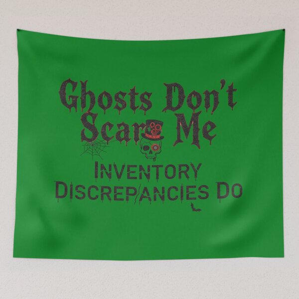 Item preview, Ghosts Dont Scare Me Inventory Discrepancies Graphic designed and sold by Exquisite Design Studio „Paculówka”.