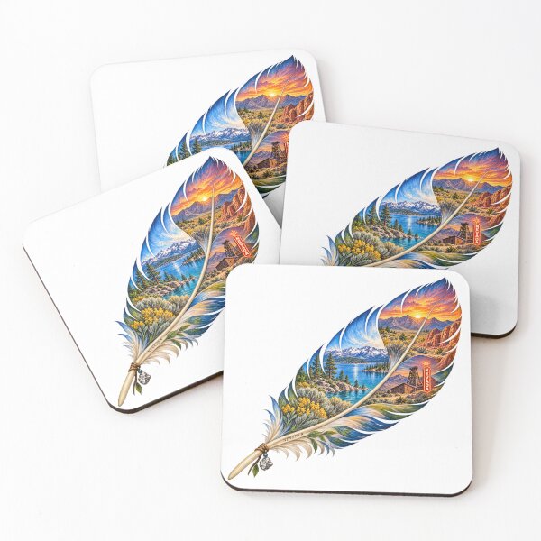 Item preview, Nevada Desert Lights Feather designed and sold by Whimspired By Paxx.