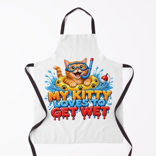 Item preview, My Kitty Loves To Get Wet designed and sold by TshirtsOnline-.