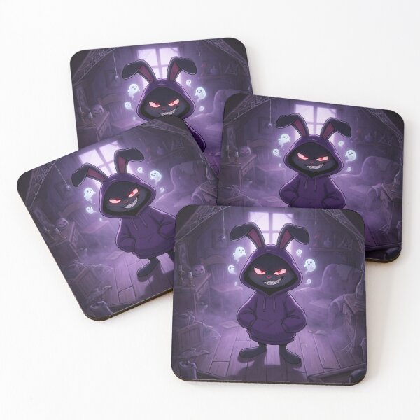 Item preview, Evil Cartoon Bunny Spooky Character designed and sold by JanjjaSoulInk.